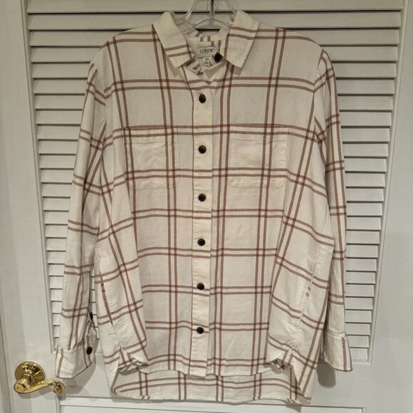 J Crew Pocket Flannel/ Shacket - Picture 6 of 6